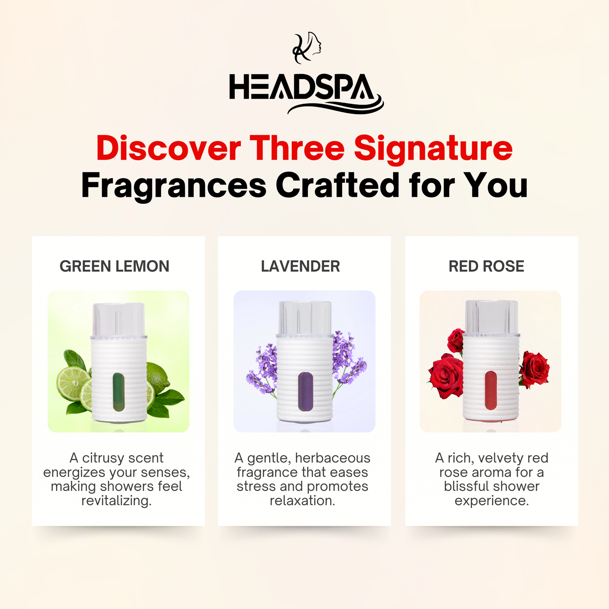 K-HeadSpa Korean Shower Head Therapy Kit – Rose Essence K-HeadSpa