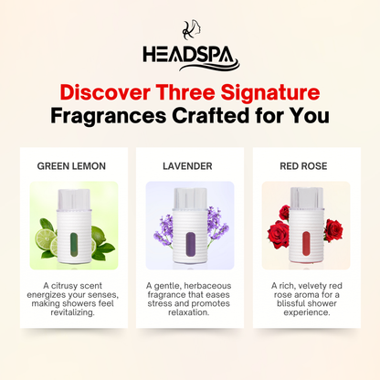 K-HeadSpa Korean Shower Head Therapy Kit – Rose Essence K-HeadSpa