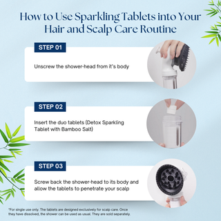 K-HeadSpa Bamboo Salt Sparkling Tablet for Sensitive Scalp K-HeadSpa