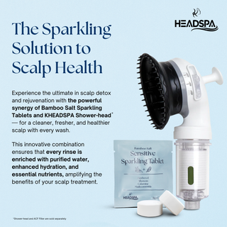 K-HeadSpa Bamboo Salt Sparkling Tablet for Sensitive Scalp K-HeadSpa