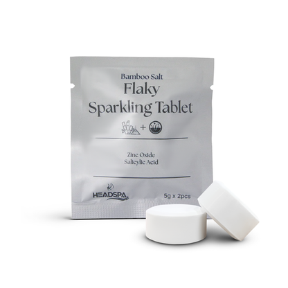 K-HeadSpa Bamboo Salt Sparkling Tablet for Flaky Scalp K-HeadSpa