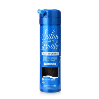Salon in a Bottle - Instant, Long-Lasting Root Concealer Spray to Cover Roots for Women and Men - Dark Brown/Black 50 Applications 60 ml Salon in a Bottle