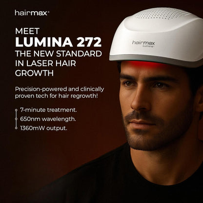 HairMax Lumina 272 Laser Cap – FDA-Cleared Full-Scalp LLLT Device for Hair Loss and Regrowth (Hair Care & Hair Regrowth)