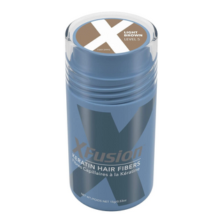 Xfusion Hair Fibers Light Brown - 12 Grams