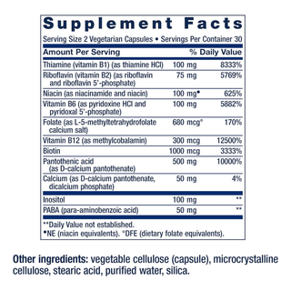 Life Extension Bioactive Complete B-Complex, Heart, Brain and Nerve Support, Healthy Energy, Metabolism, Complete B Complex, 60 Vegetarian Capsules Life Extension