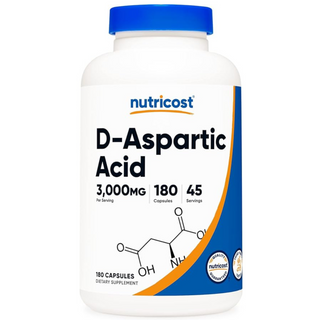 Nutricost D-Aspartic Acid Capsules 3000 MG 180 Capsules Nutricost