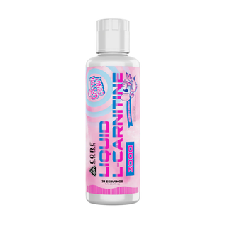 Core Nutritionals Liquid L-Carnitine Fat Metabolism & Energy Support, Stimulant-Free, Sugar-Free Formula - Cherry Berry Flavor