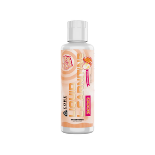 Core Nutritionals Liquid L-Carnitine Fat Metabolism & Energy Support, Stimulant-Free, Sugar-Free Formula - Orange Creme Flavor
