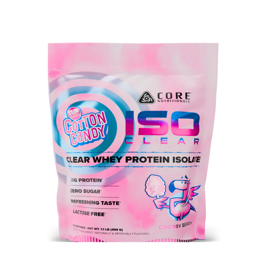 Iso Clear Whey Protein Isolate, Transparent Clear-Whey Formula, Zero Sugar, Lactose-Free - Cherry Berry Flavor
