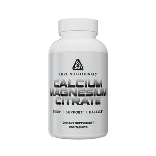 Core Nutritionals Calcium Magnesium | Bone, Muscle & Wellness Support Supplement - 250 Tablets