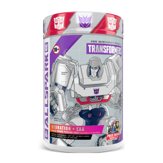Core Nutritionals Transformers Allspark – Hydration + EAA for Performance & Recovery - Blood Orange Passion Fruit (Megatron)