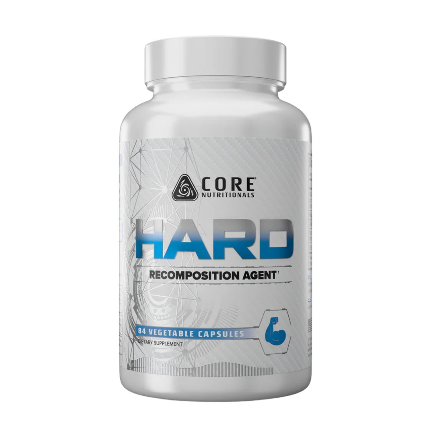 Core Nutritionals HARD Advanced Recomposition & Hardening Agent, Increased Measures of Well Being - 84 Veg Capsules