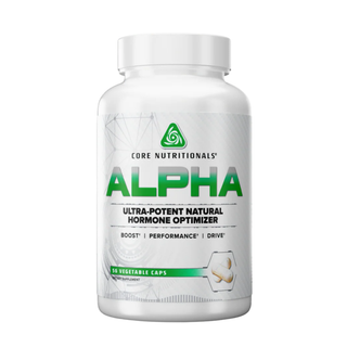 Core Nutritionals Alpha | Natural Hormone Support & Men’s Wellness Supplement - 56 Veg Capsule