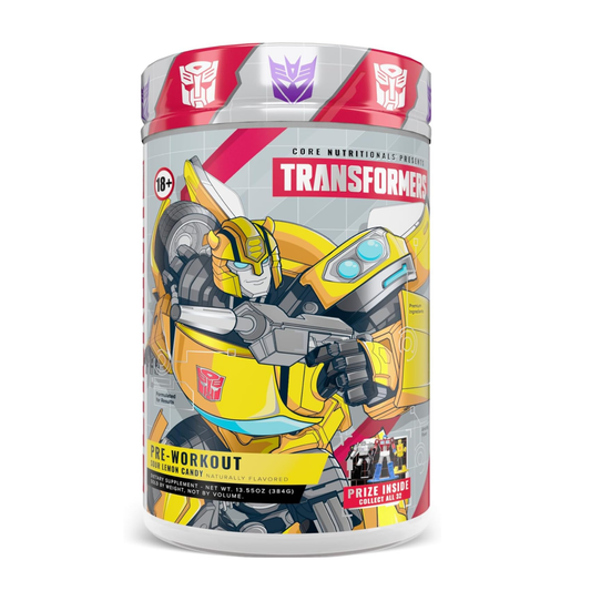 Core Nutritionals PRE WORKOUT TRANSFORMERS® ENERGON (Pre Workout) Sour Lemon Candy (Bumblebee)