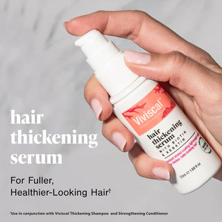 Viviscal Hair Thickening Serum with Biotin & Keratin, Lightweight Leave-In Serum for Women, Strengthens Roots, Adds Shine & Reduces Hair Fall – 50ml