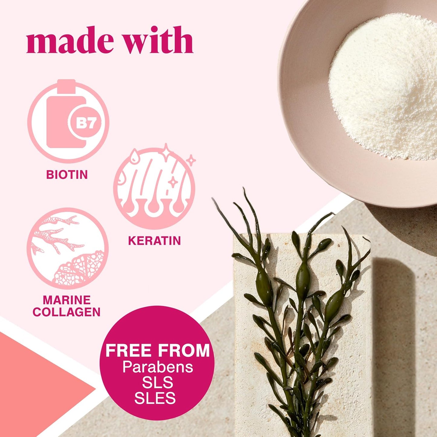 Viviscal Densifying Hair Elixir with Biotin & Keratin, Lightweight Leave-In Serum for Women, Strengthens Roots, Adds Shine & Reduces Hair Fall – 50ml