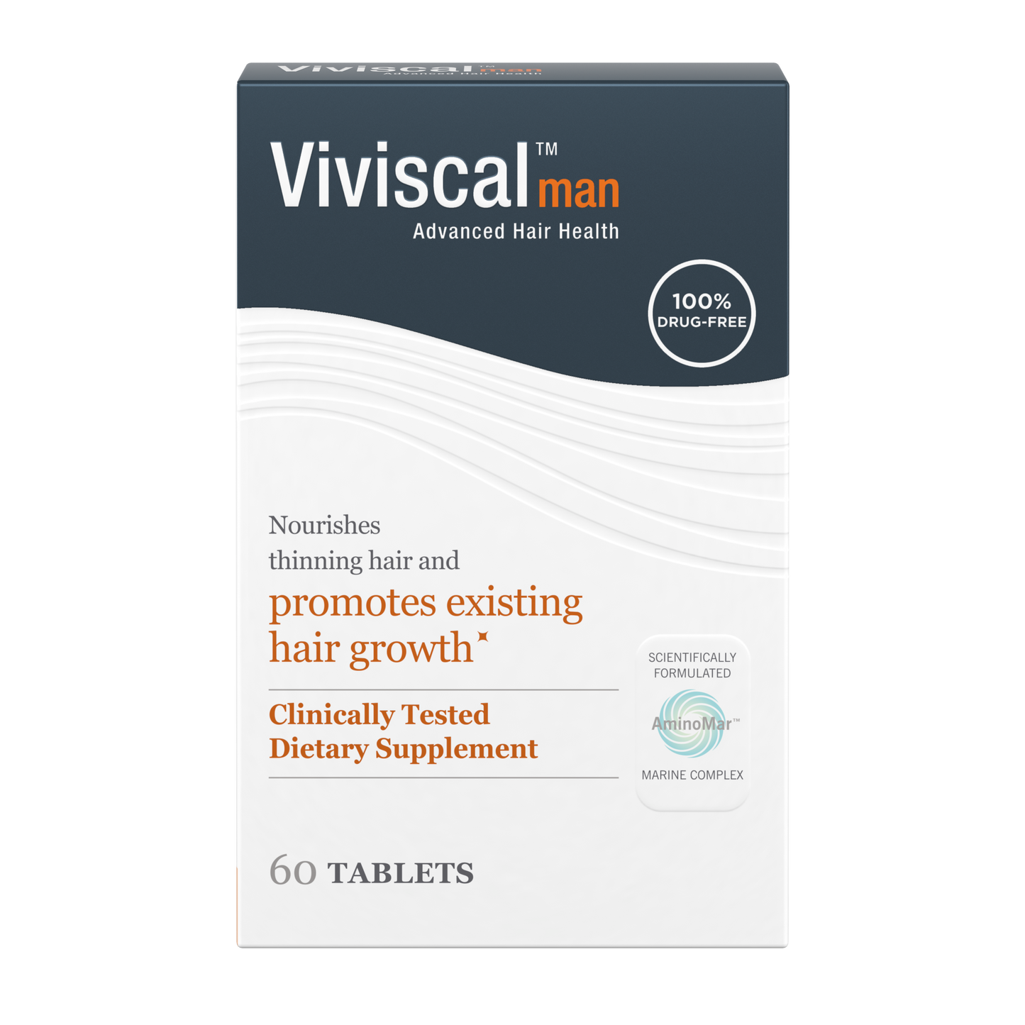 Viviscal Man Hair Health Dietary Supplements 60 Tablets For Men (1 Month Supply)