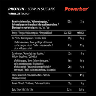 PowerBar Protein Plus Low Sugar Chocolate Brownie Protein Bar – High Protein Low Sugar Sports Bar | 30 x 35g | Protein Chocolate Bar for Gym, Lean Muscle & Fitness