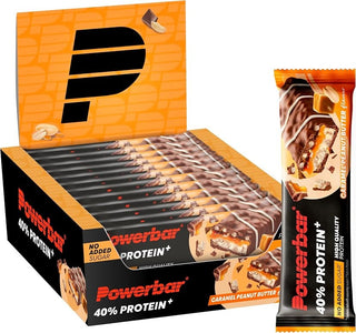 Powerbar PB 40% Protein +Crisp Caramel Peanut Butter (40gx12)