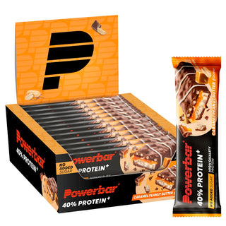 Powerbar PB 40% Protein +Crisp Caramel Peanut Butter (40gx12)