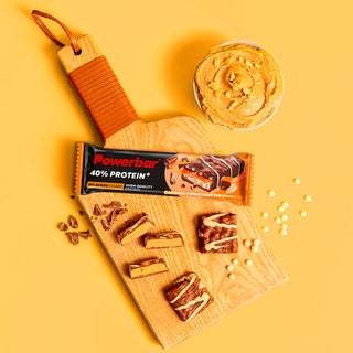 Powerbar PB 40% Protein +Crisp Caramel Peanut Butter (40gx12)