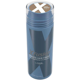 Xfusion Hair Fibers Light Brown - 25 Grams