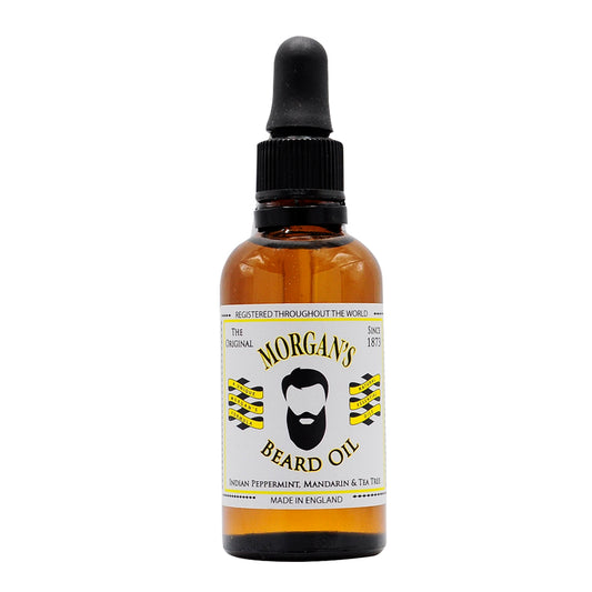 Morgan's Beard Oil 50ml Glass Bottle Indian Peppermint