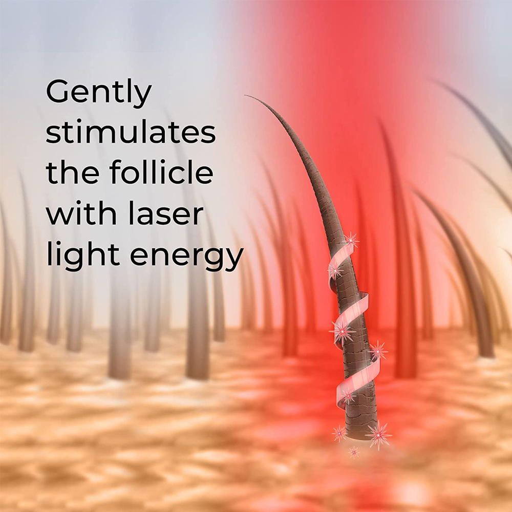 follicle with laser light energy