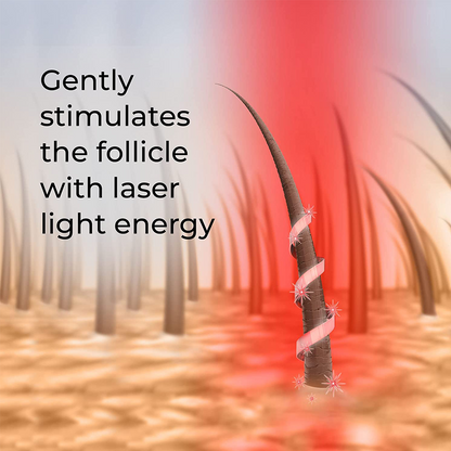 follicle with laser light energy