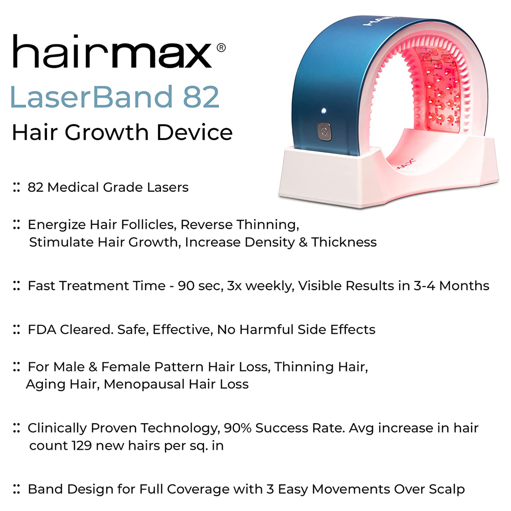 Hairmax LaserBand 82 Comfortflex (FDA Cleared)