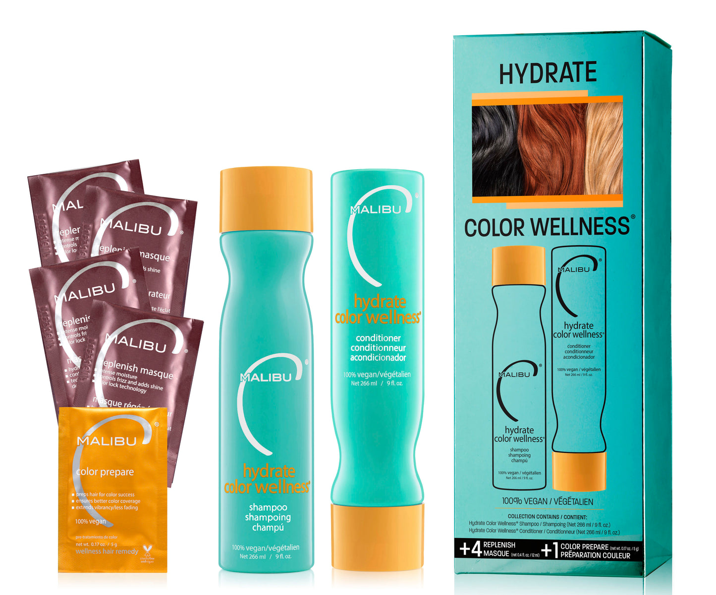 Malibu C Hydrate Color Wellness Collection For Color Protection