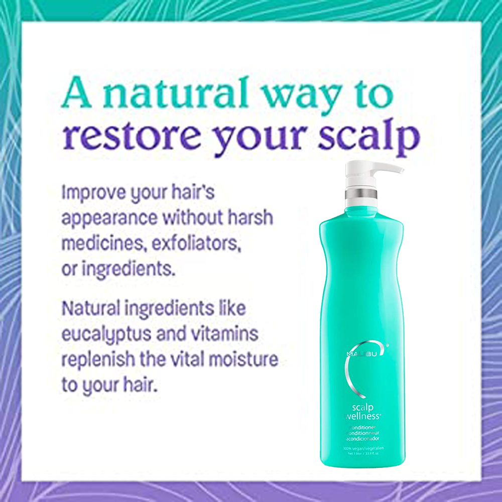 Malibu C Scalp Wellness Hair Conditioner Sulfate Free For Healthy Hair and Scalp